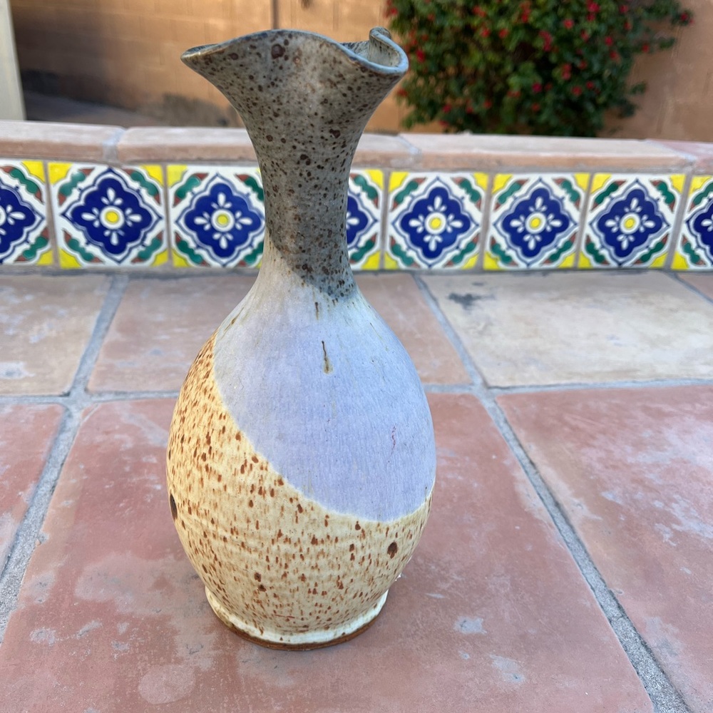 Handmade Art Pottery Vase - Picture 2 of 11